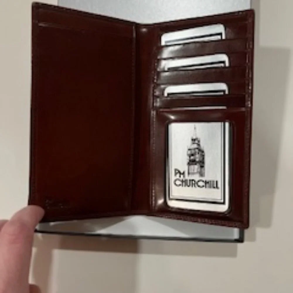 Winn International Leather Wallet Brown